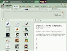 Tablet Screenshot of love2bd1.deviantart.com