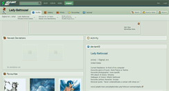 Desktop Screenshot of lady-battousai.deviantart.com