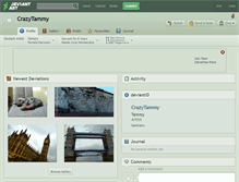 Tablet Screenshot of crazytammy.deviantart.com