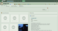 Desktop Screenshot of orange-kyubi.deviantart.com