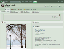 Tablet Screenshot of hollymariephoto.deviantart.com