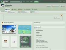 Tablet Screenshot of kyismaster.deviantart.com