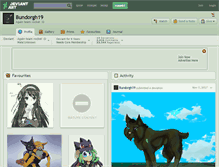 Tablet Screenshot of bundorgh19.deviantart.com