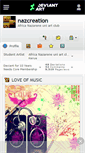 Mobile Screenshot of nazcreation.deviantart.com