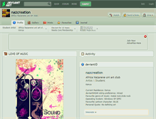 Tablet Screenshot of nazcreation.deviantart.com