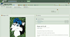 Desktop Screenshot of magnum-husky.deviantart.com