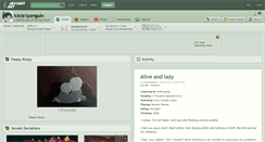Desktop Screenshot of icicle1penguin.deviantart.com