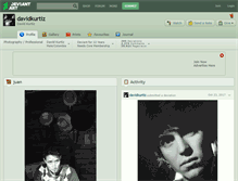 Tablet Screenshot of davidkurtiz.deviantart.com