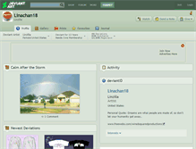 Tablet Screenshot of linachan18.deviantart.com