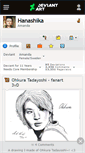 Mobile Screenshot of hanashika.deviantart.com