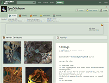 Tablet Screenshot of eyesofacheron.deviantart.com