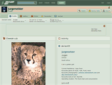 Tablet Screenshot of jurgemeister.deviantart.com