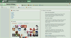 Desktop Screenshot of nordic-writing.deviantart.com