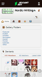 Mobile Screenshot of nordic-writing.deviantart.com