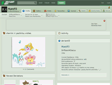 Tablet Screenshot of nuez93.deviantart.com