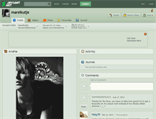 Tablet Screenshot of mareikutje.deviantart.com