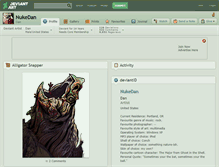 Tablet Screenshot of nukedan.deviantart.com