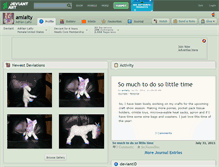 Tablet Screenshot of amlaity.deviantart.com