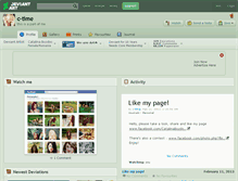 Tablet Screenshot of c-time.deviantart.com