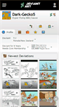 Mobile Screenshot of dark-gecko5.deviantart.com