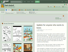 Tablet Screenshot of dark-gecko5.deviantart.com