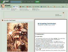 Tablet Screenshot of mcsaad.deviantart.com