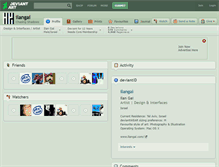 Tablet Screenshot of ilangai.deviantart.com