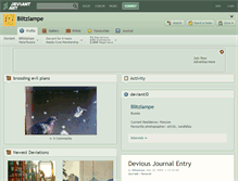 Tablet Screenshot of blitzlampe.deviantart.com