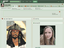 Tablet Screenshot of marysiak.deviantart.com