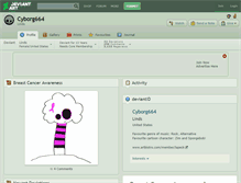 Tablet Screenshot of cyborg664.deviantart.com