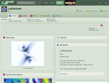 Tablet Screenshot of losdanloses.deviantart.com