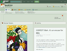 Tablet Screenshot of banditying.deviantart.com