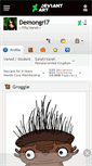 Mobile Screenshot of demongrl7.deviantart.com