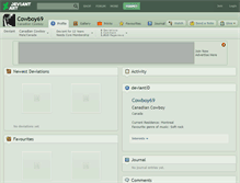 Tablet Screenshot of cowboy69.deviantart.com
