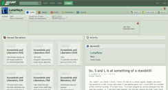 Desktop Screenshot of lunarkeys.deviantart.com