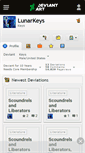 Mobile Screenshot of lunarkeys.deviantart.com