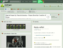Tablet Screenshot of alatdragon.deviantart.com
