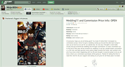 Desktop Screenshot of ninja-8004.deviantart.com