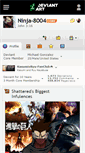 Mobile Screenshot of ninja-8004.deviantart.com