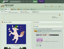 Tablet Screenshot of mist-no-heart.deviantart.com