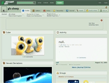 Tablet Screenshot of gfx-sheep.deviantart.com