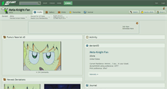 Desktop Screenshot of meta-knight-fan.deviantart.com