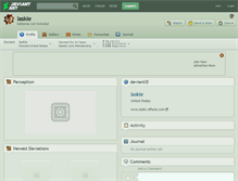 Tablet Screenshot of laskie.deviantart.com