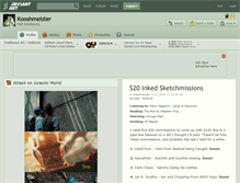 Tablet Screenshot of kooshmeister.deviantart.com