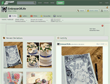 Tablet Screenshot of embraceroflife.deviantart.com