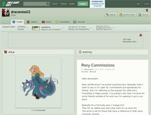 Tablet Screenshot of draconess02.deviantart.com