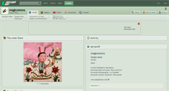 Desktop Screenshot of magicomora.deviantart.com