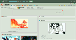Desktop Screenshot of ladykuki.deviantart.com