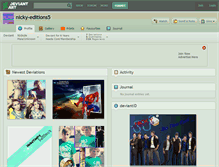 Tablet Screenshot of nicky-editions5.deviantart.com