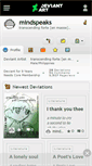 Mobile Screenshot of mindspeaks.deviantart.com